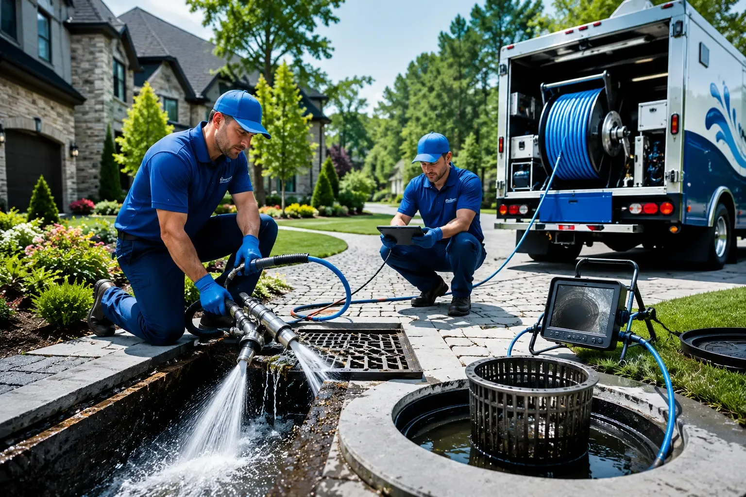 Local outdoor drain cleaning professionals in East Granby, CT